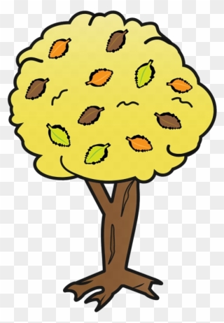 Fall Tree Trees Clipart Buy Clip Art Yellow Free Transparent - Clip Art - Png Download