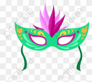 Carnival Clipart Vector - Mascara De Carnaval Png Transparent Png
