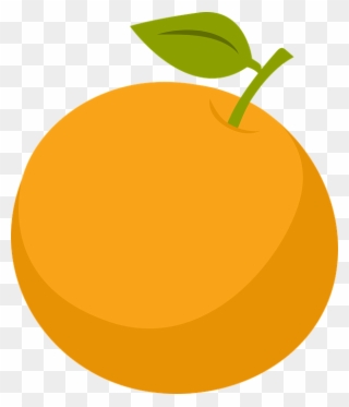 Orange Orange Half Fruit Food Healthy Yellow Clipart