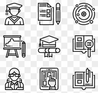 Education - Bed Icon Top View Clipart