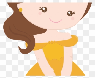 Disney Princesses Clipart Cutie - Bela E A Fera Png Cute Transparent Png