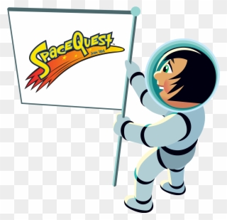 Galactic Starveyors Astronaut Mickey Mouse Space Clipart - Quest Clipart - Png Download