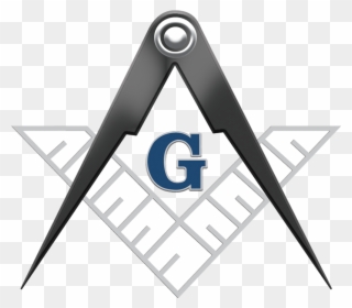 Masonic Square And Compass Png - Freemason Michigan Clipart