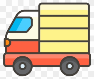 Delivery Truck Emoji Icon Clipart