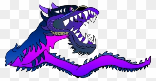 Green Chinese Dragon, Purple Chinese Dragon - Chinese Dragon Gif Png Clipart