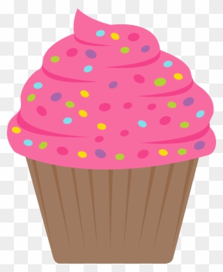 Birthday Cupcake Clip Art - Cupcake Clipart Cute - Png Download
