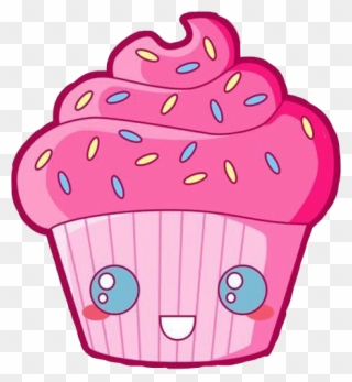 #kawaii #cute #cupcake #pink#freetoedit - Kawaii Cupcake Clipart