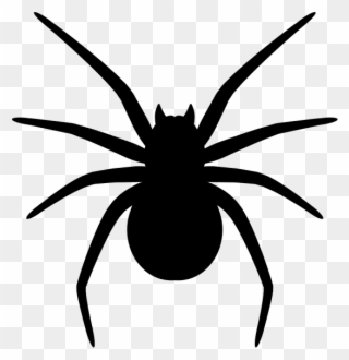 Spider Png Silhouette - Wolf Spider Clipart (#4881414) - PinClipart