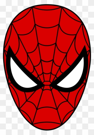 Large Size Of Coloring Books - Spider Man Face Clipart