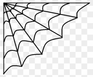 Spider Web Clipart - Halloween Spider Web Clipart - Png Download