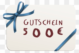 500 Euro Gift Card - Calligraphy Clipart