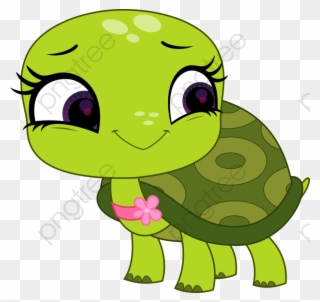 Cute Turtle, Cute Clipart, Turtle Clipart, Tortoise - Littlest Pet Shop Turtle Olive - Png Download