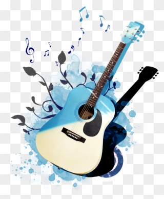 Guitar Poster Psd Png Download Free Clipart - Plano De Fundo Violão Transparent Png