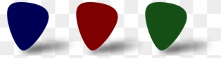 Plectrums,guitar - Heart Clipart