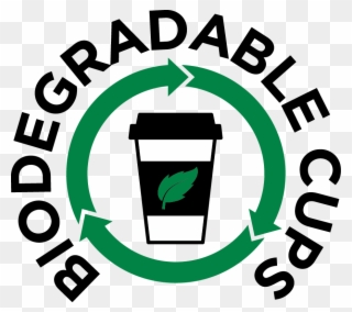 Biodegradable Cups - - Emblem Clipart