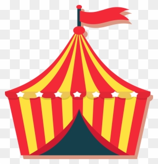 Cone Clipart Circus - Cartoon Circus Png Transparent Png