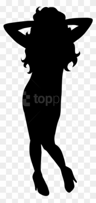 Ice Cube Clipart Silhouette - Dancing Woman Silhouette Clip Art - Png Download