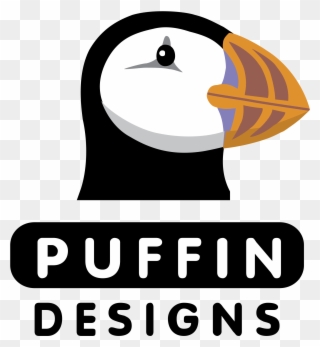 Puffin Designs Logo Png Transparent - Puffin Clipart