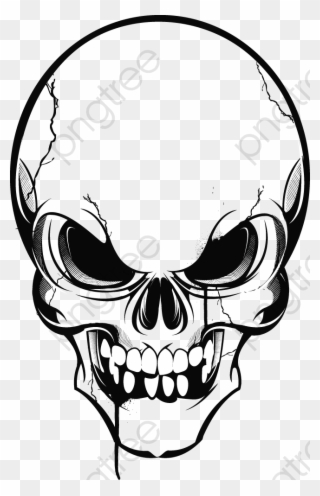 Ghost Vector With - Skull Vector Clipart