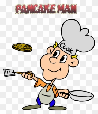 Pancake Man Recipe Pack - Make Breakfast Clip Art - Png Download