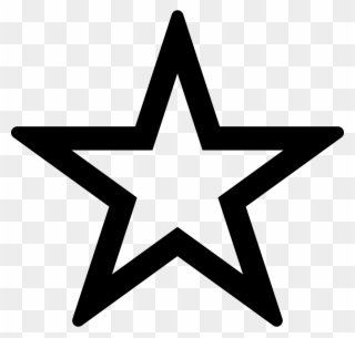 Stars Icon Png - Open Star Clipart