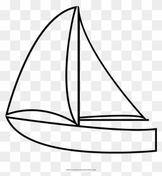 Black And White Boat Pictures - Sail Clipart
