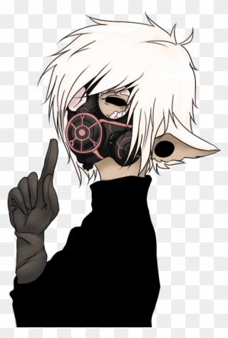 By L Wlii - Anime Character With Gas Mask Clipart