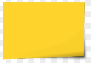 Blank Post It Note Png - Yellow Colour Clipart