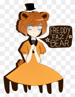 3 - Freddy Fazbear Girl Anime Clipart