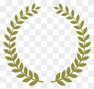 Лавровый Венок, Laurel Wreath, Лавровий Вінок - Round Leaves Logo Png Clipart