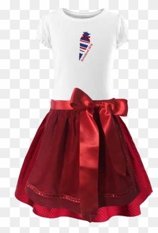 Mädchen T Shirt Schulanfang Rot Für Mädchen Geschenke - Girl Clipart