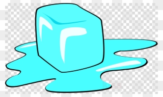 Ice Cube - Melting Ice Cube Clipart - Png Download