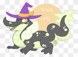 Mermadile Halloween Advent Week - Cartoon Clipart