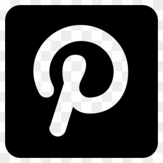 Pinterest Logo Black Png - Logo Black Vector Clipart