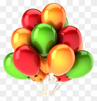 Globos - Birthday Balloons - Balloons Png Clipart