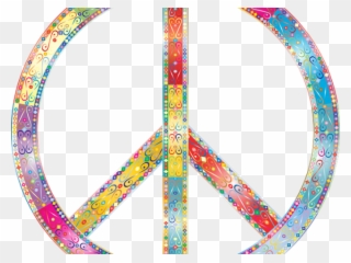 Peace Sign - Simbolo De La Paz Png Clipart