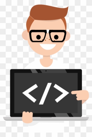 Clipart Woman Programmer - Png Download