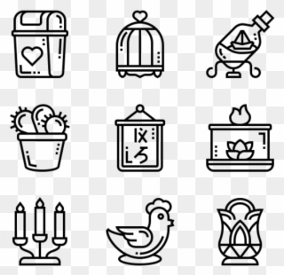 Home Decoration - Work Icon Clipart