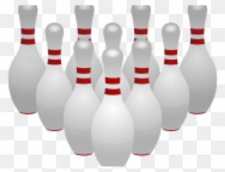 Bowling Clipart Transparent Background - Bowling Pin Clipart Png
