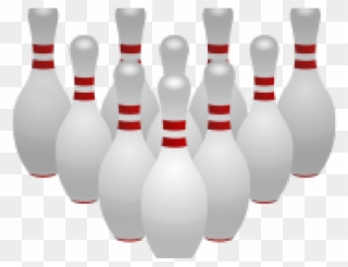 Bowling Clipart Transparent Background - Bowling Pin Clipart Png