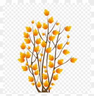 Download Fall Bush Png Images Background - Autumn Icons Clipart