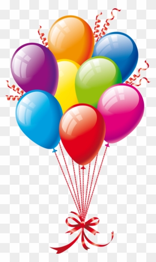 ○••°‿✿⁀balloons‿✿⁀°••○ - Happy Birthday Png Background Clipart