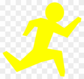 Running White Icon Png Clipart