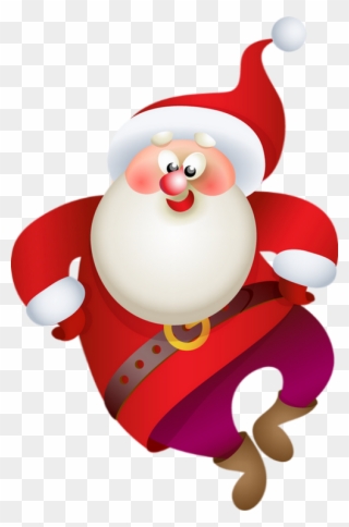 Happy New Year Santa 2017 Clipart