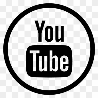 Twitter Facebook Instagram Youtube Linkedin - Youtube Icon White Red Clipart