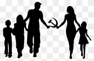 Family Holding Hands Png - Hands Holding Hammer And Sickle Clipart
