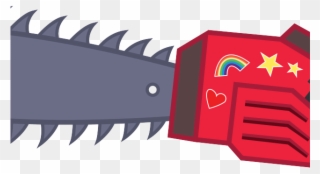 Image Transparent Chainsaw Clipart - Deviantart Cupcakes Hd Mlp - Png Download