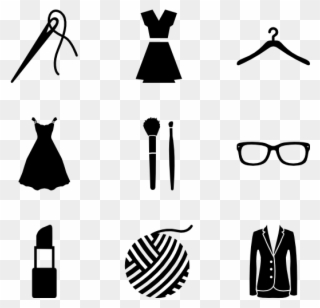 Clipart Library Stock Clothing Icon Packs - Fashion Icon Transparent Background - Png Download
