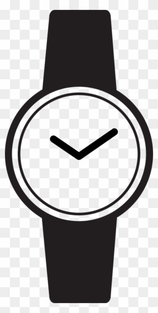 Watch Clip Black And White Svg Stock - Watch Png Black And White Transparent Png