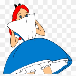 Jpg Black And White Stock Alice With Red Hair - Dress Clipart